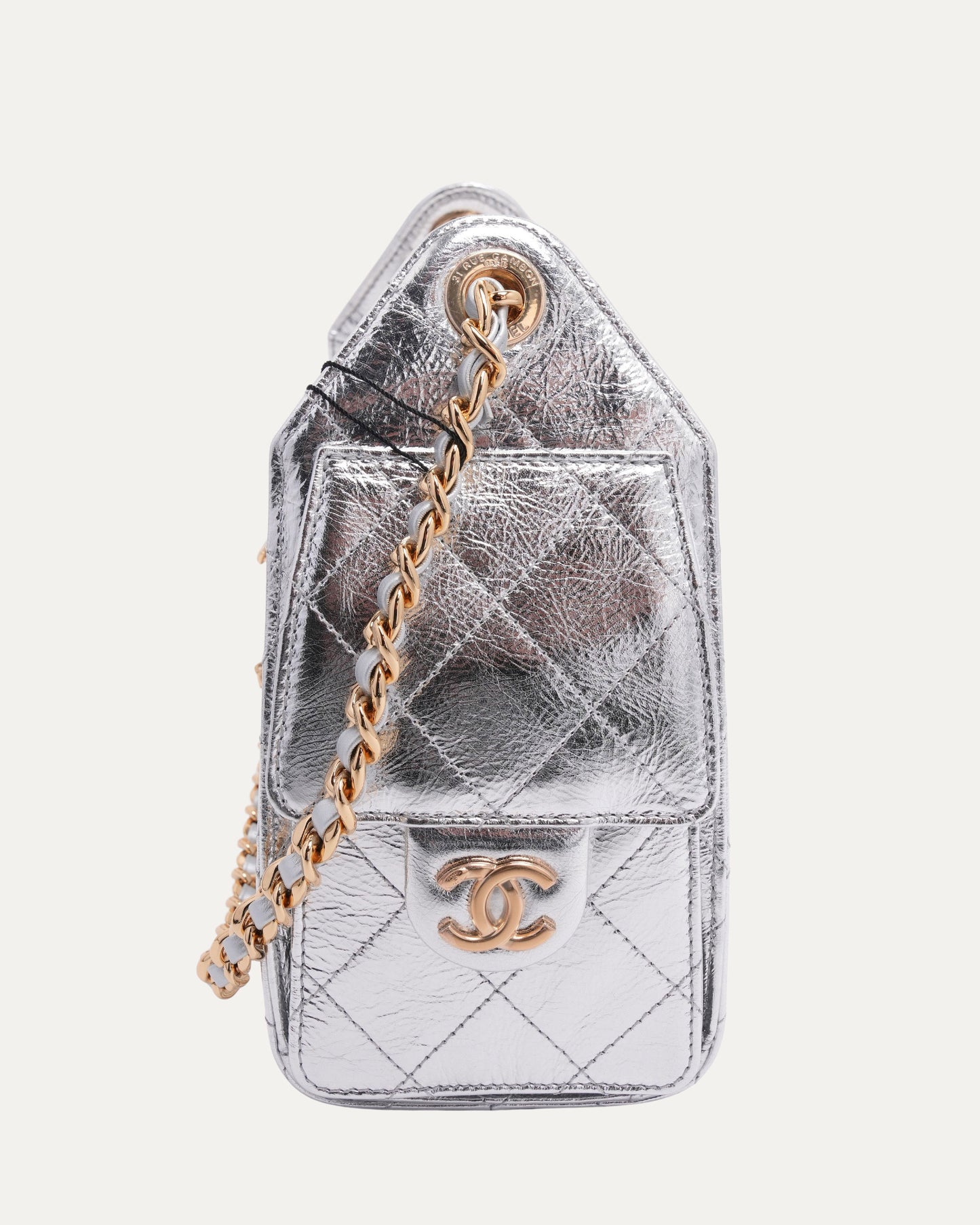 Metallic Quilted Mini 25 Hobo Bag