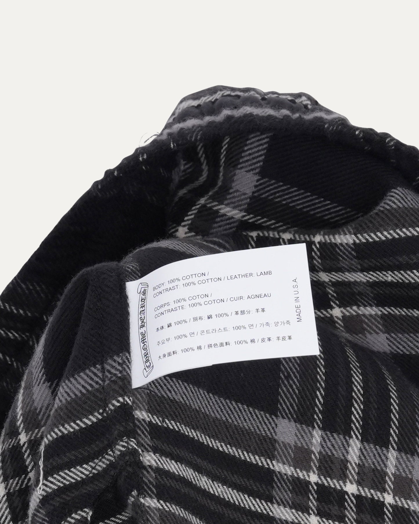 After School Cross Patch Flannel Shorts