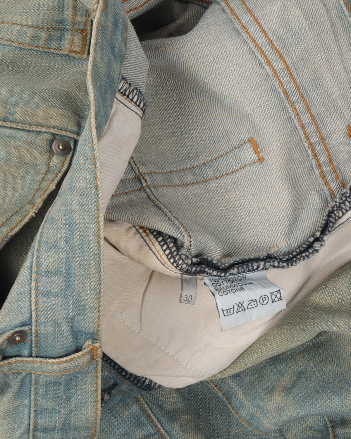 Stained Skinny Jeans