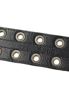 Leather Grommet Belt