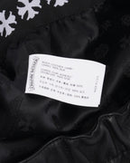 Cross Patch Leather Shorts