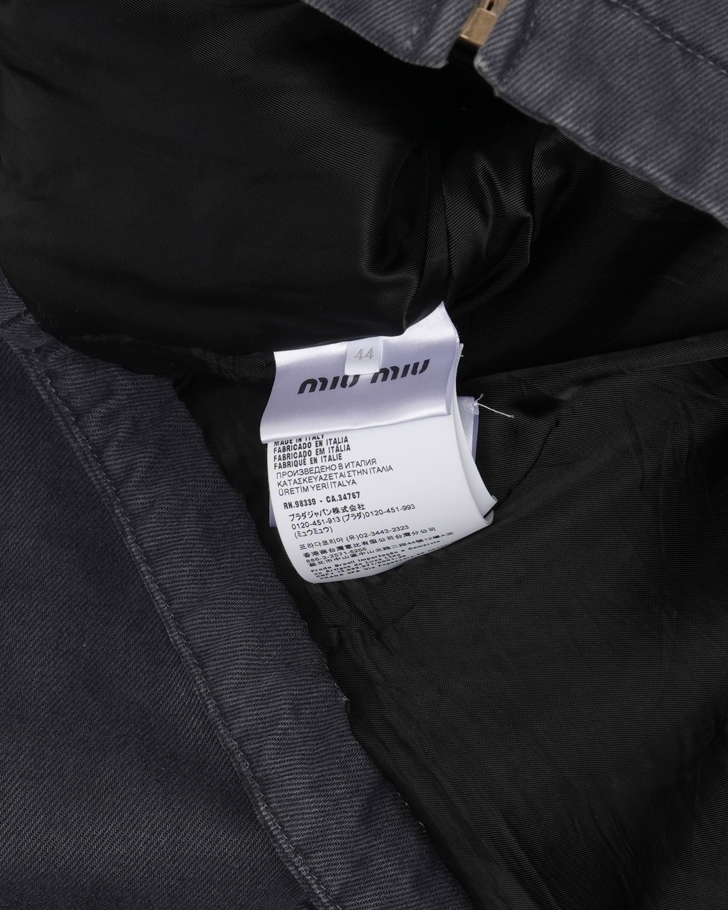 muuuuページ Miu Miu Corduroy Collar Work Jacket – Justin Reed