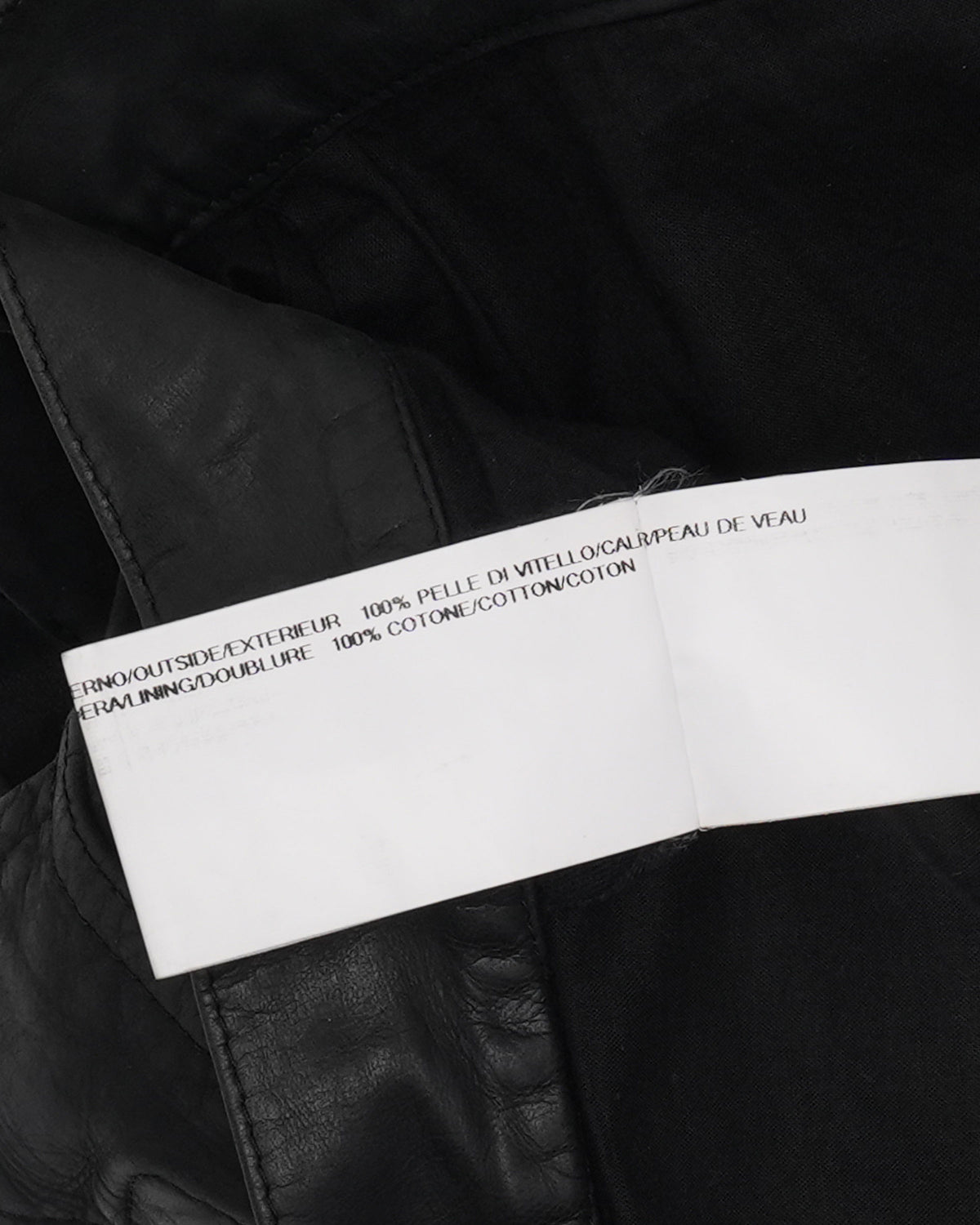 Leather Memphis Jeans