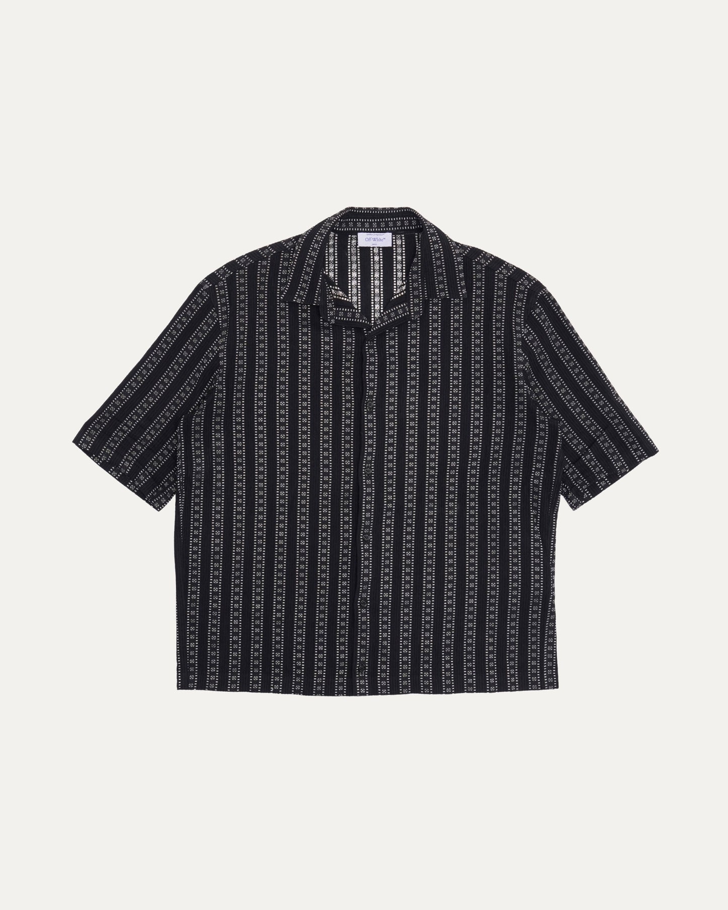 Arrows Striped Bowling Shirt