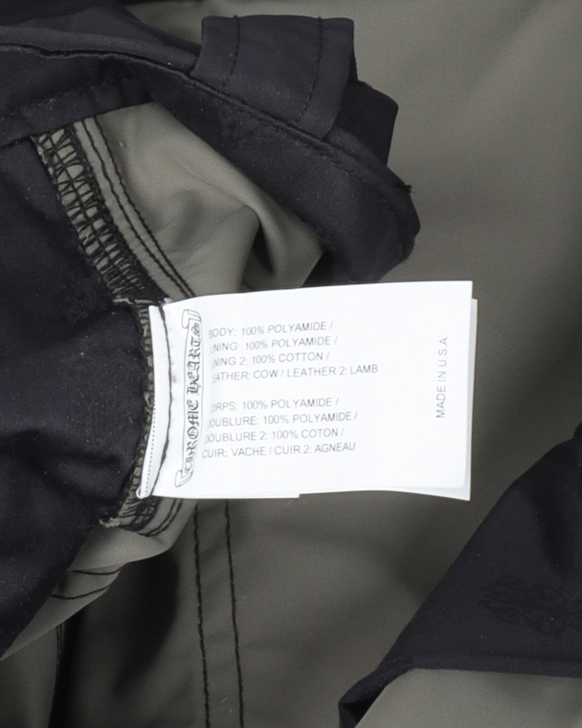 Leather Double Knee Nylon Carpenter Pants