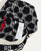 Striped Monogram Sweater