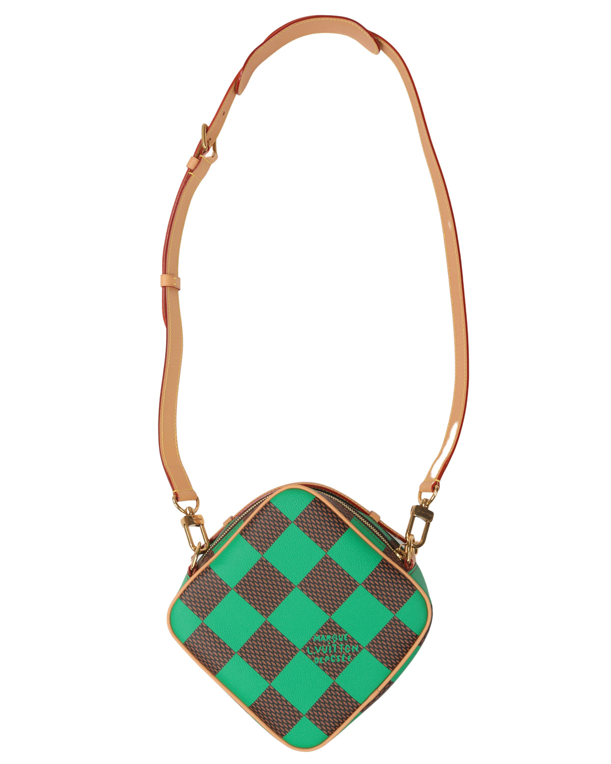 Damier Pop Chess Messenger Bag