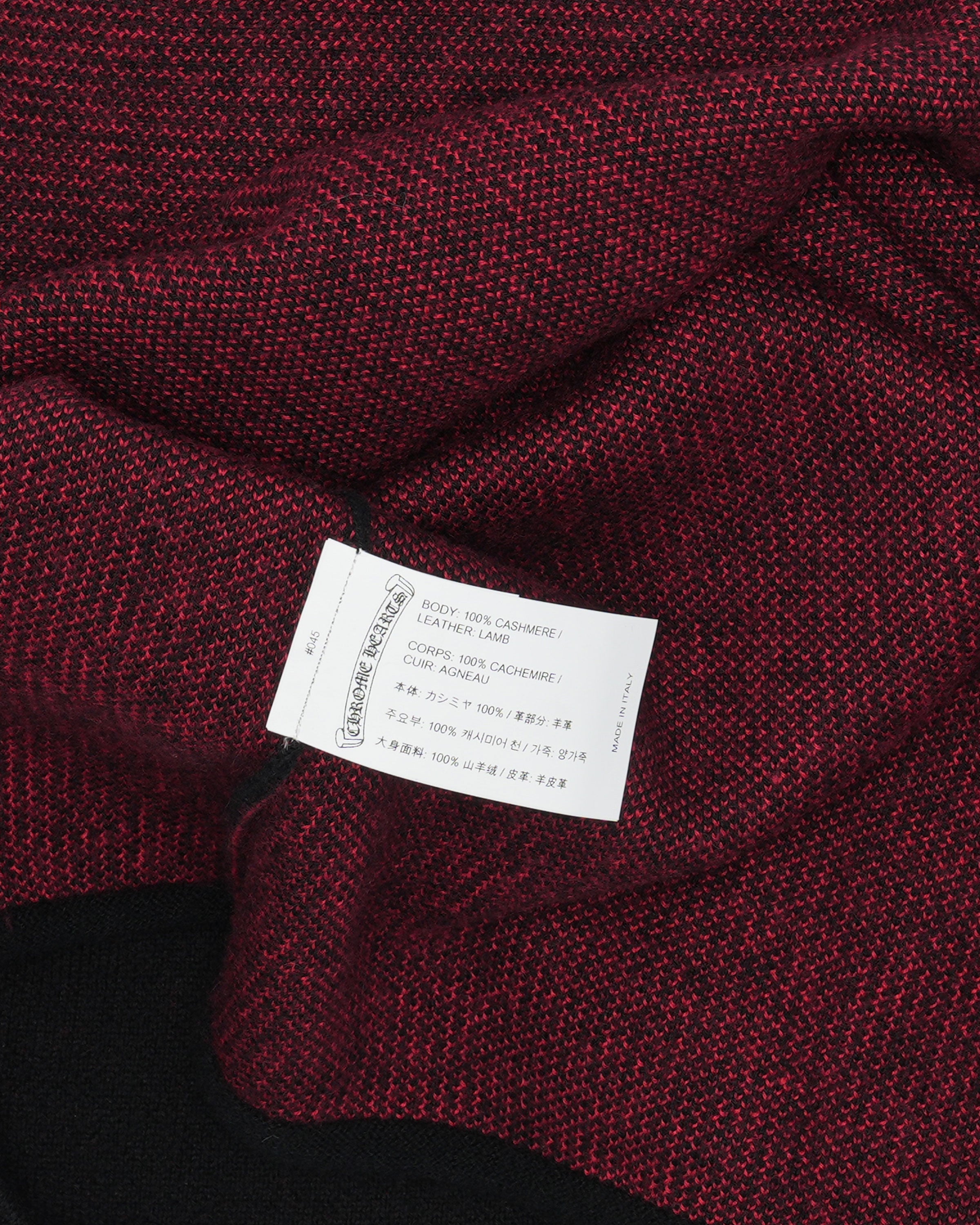 Cashmere Cross Patch Sweater