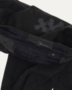 Flared Moleskin Cross Patch Pants