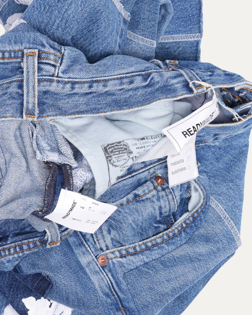 Readymade Cotton Wreath Jeans