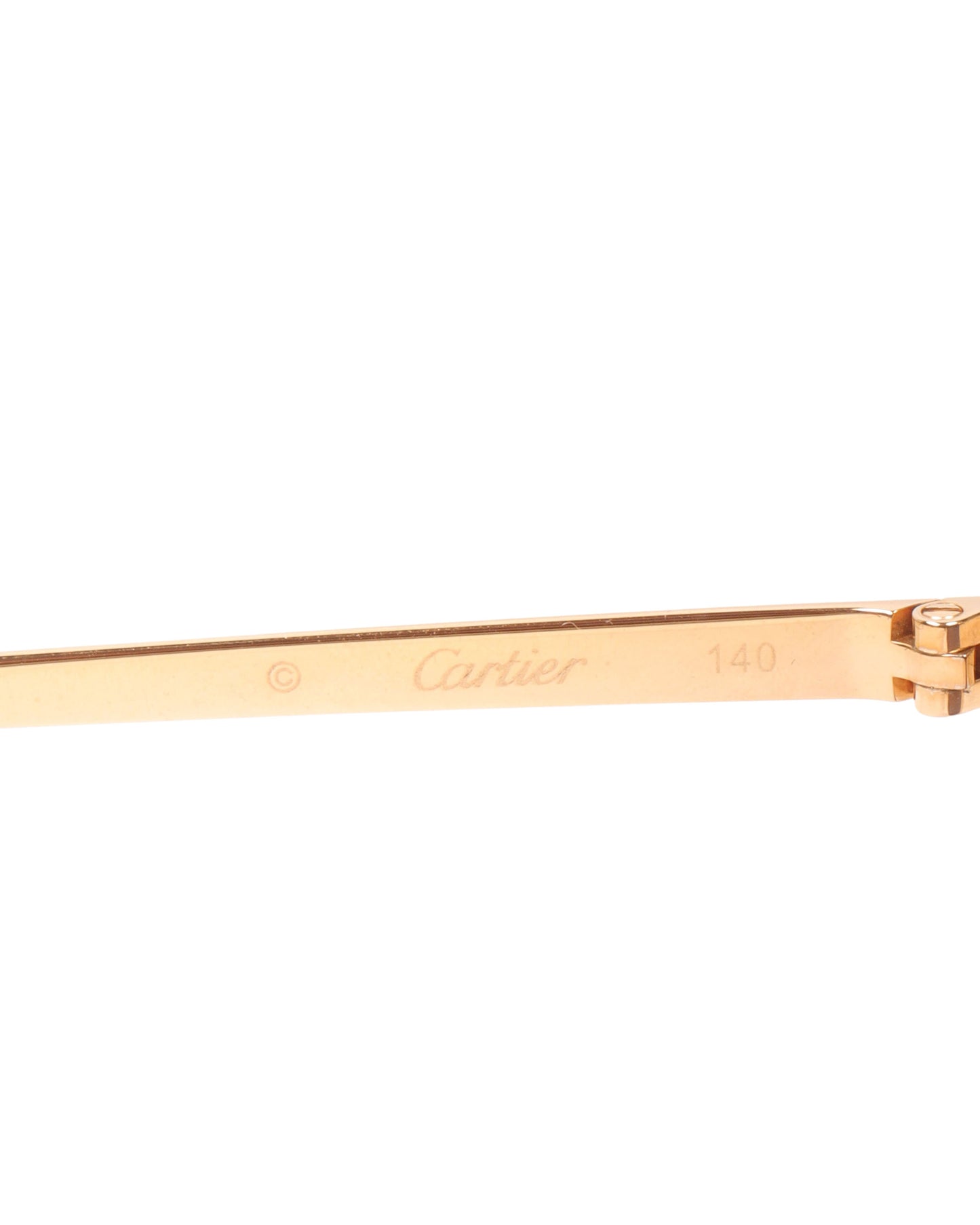 Gold Frame Aviator Sunglasses