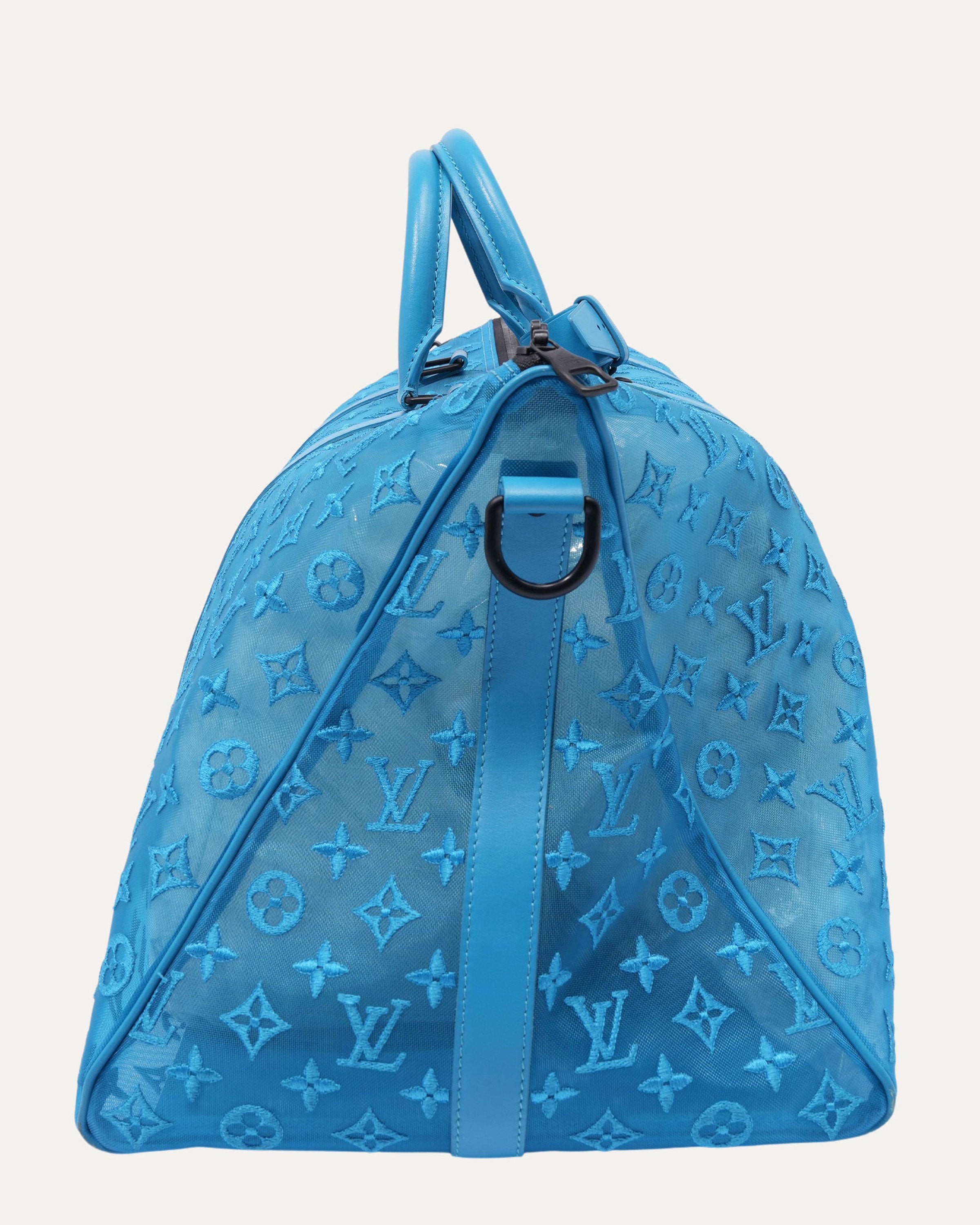 Monogram Mesh Keepall Triangle Bandoulière 50