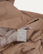 Double Breasted Wool-Silk Blend Jacket