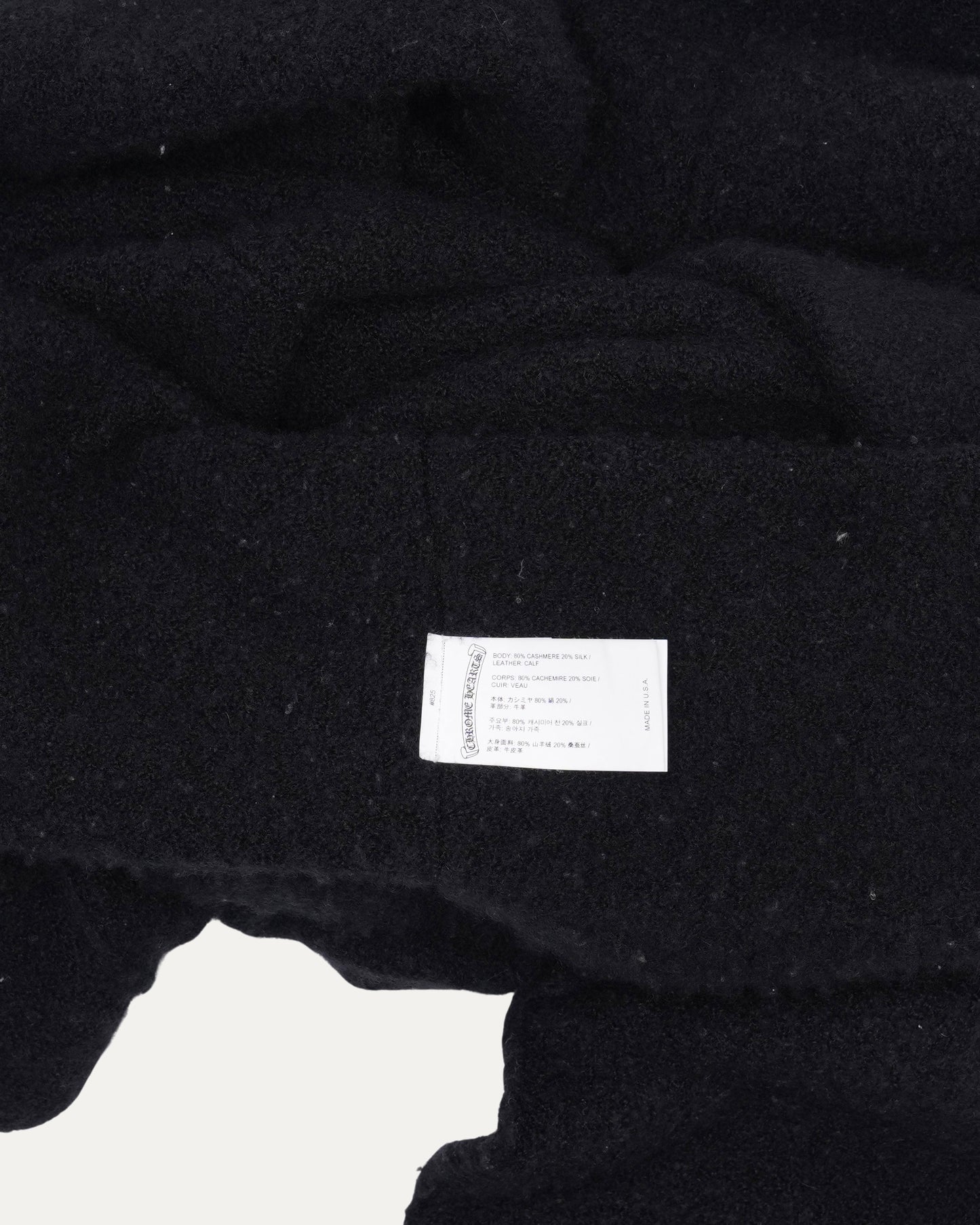 Pony Hair Cross Patch Cashmere-Silk Blend Sweater