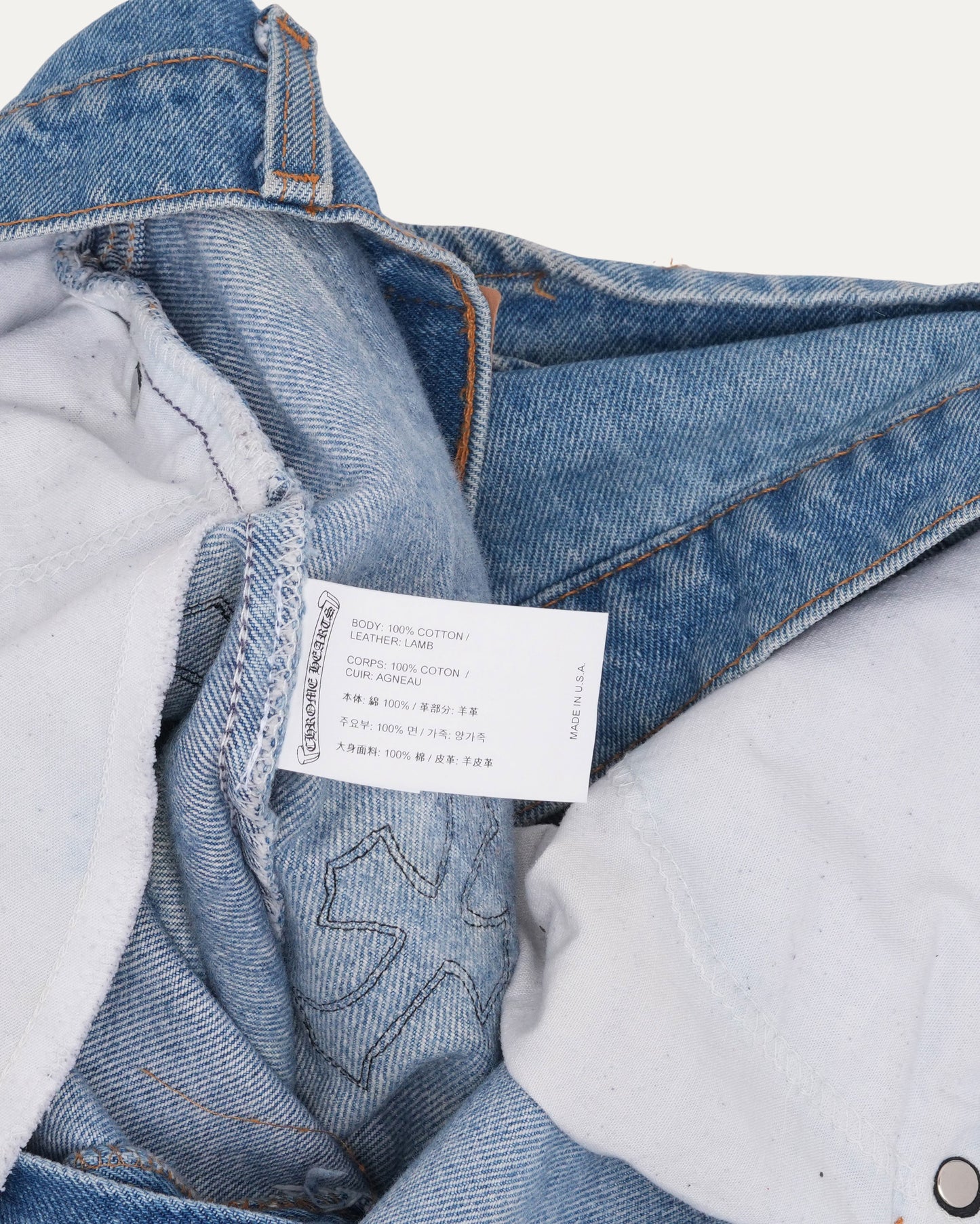 Levi's 517 Orange Tab Cross Patch Jeans