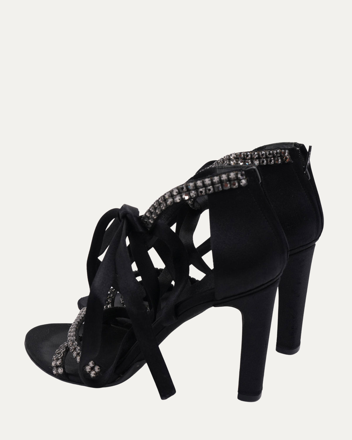FW 2004 Satin and Crystal Heels