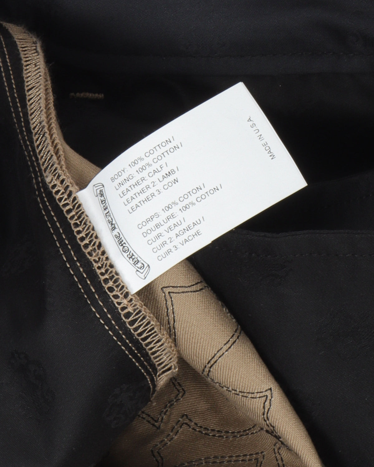 Cross Patch Chino Pants