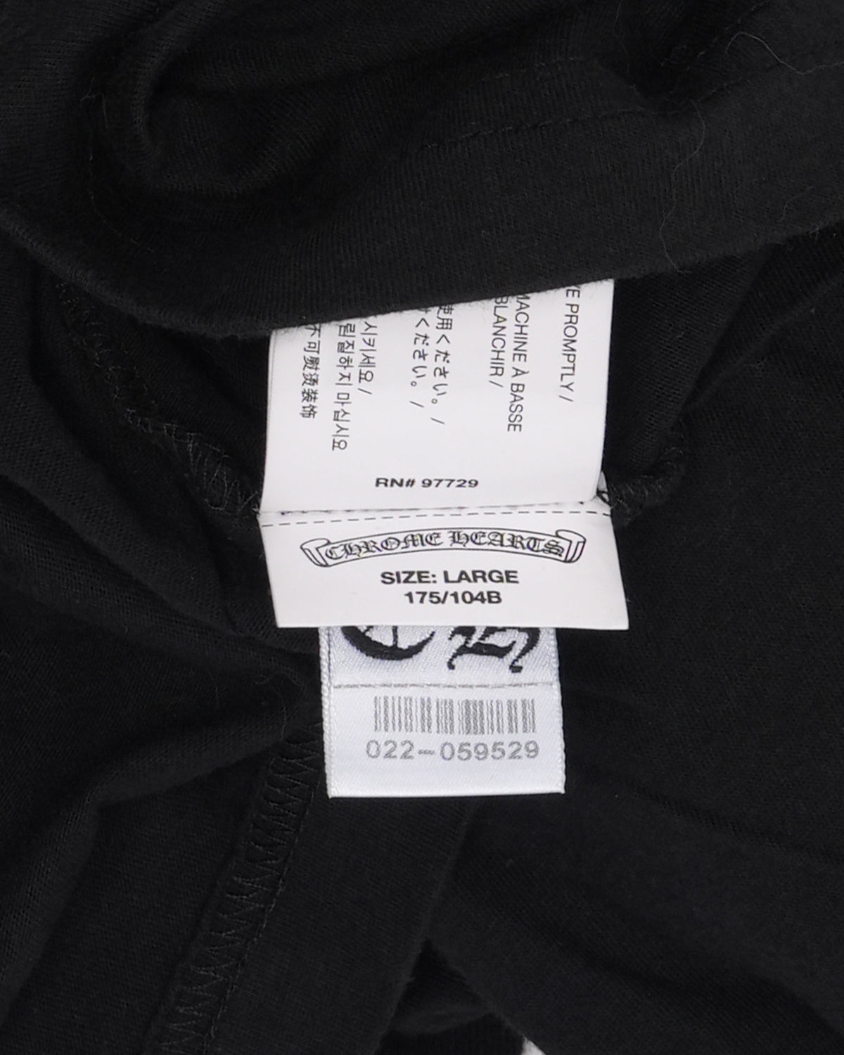 Neck Logo Long Sleeve Pocket T-Shirt