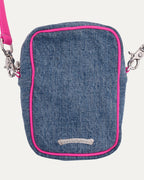 Cross Patch Denim Cross Body Taka Bag