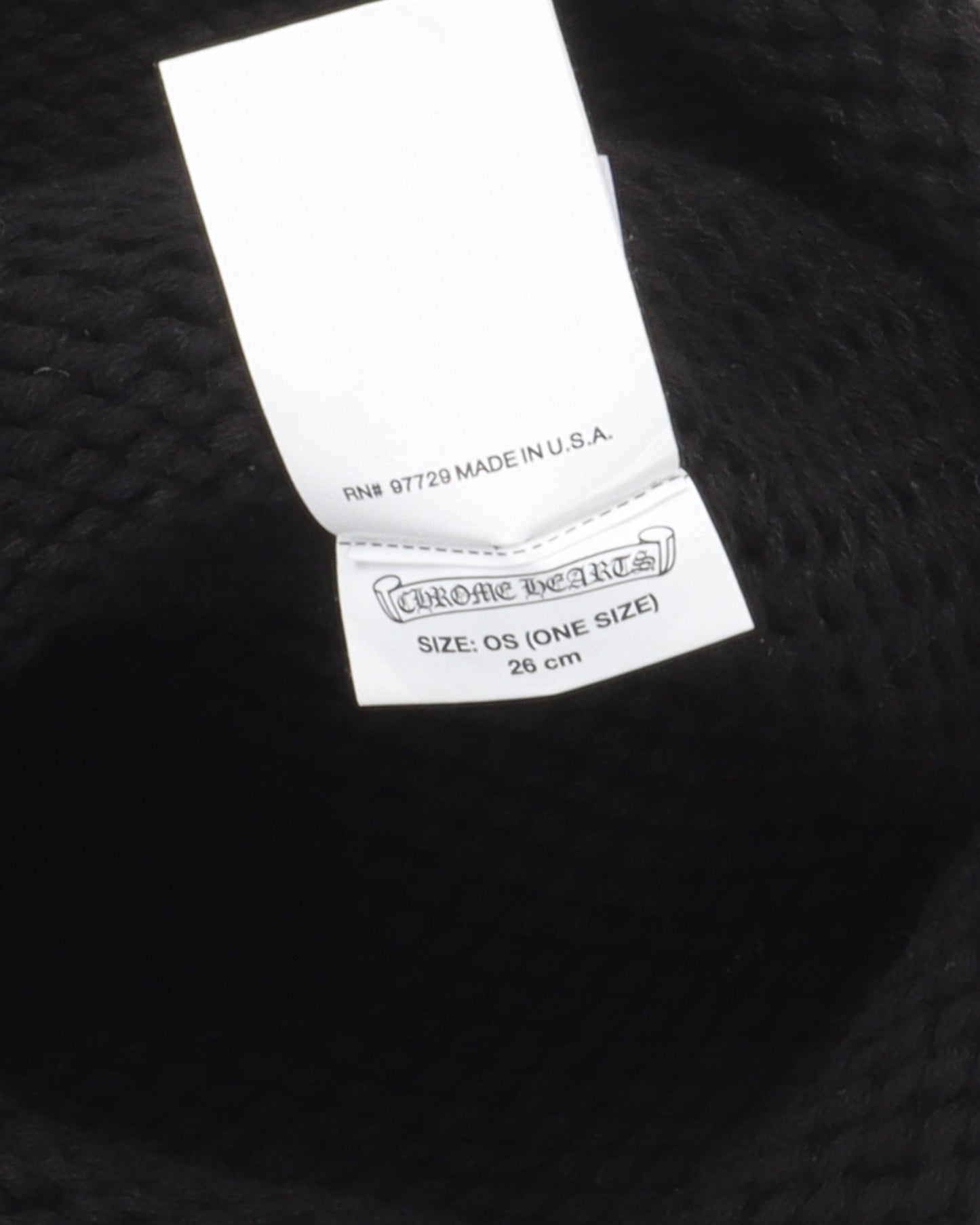 Cross Patch Cotton Beanie