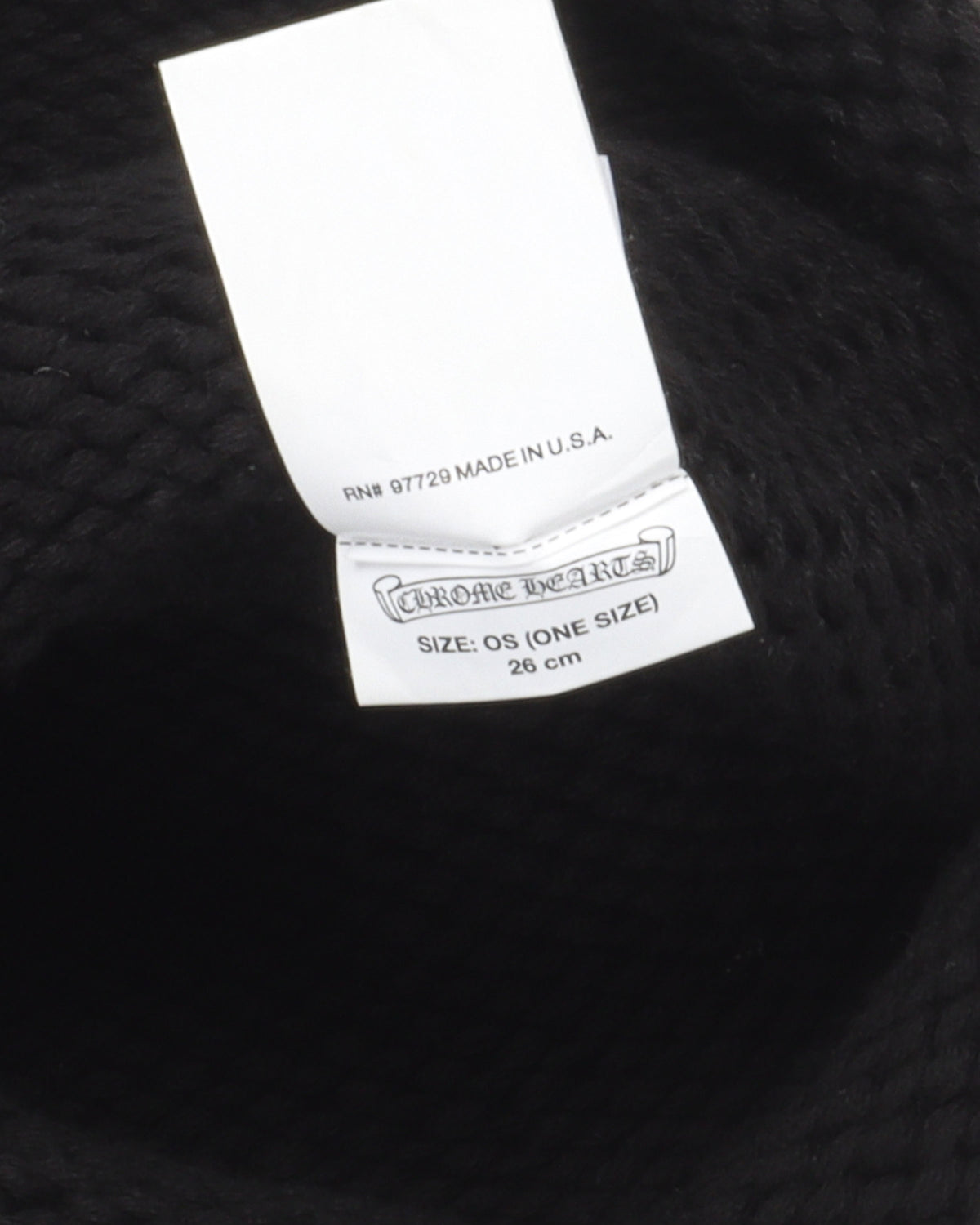 Cross Patch Cotton Beanie