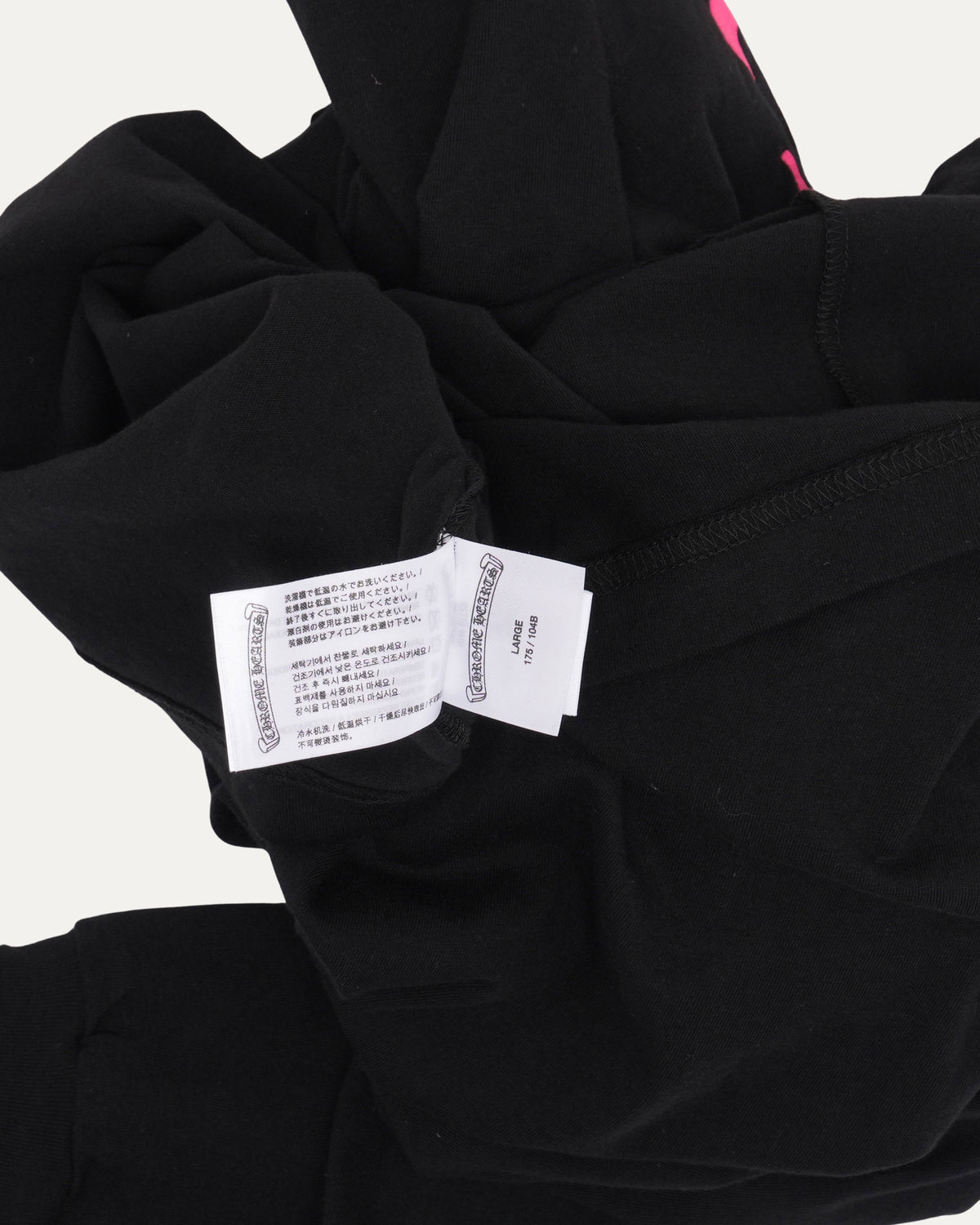 Neck Logo Long Sleeve Pocket T-Shirt