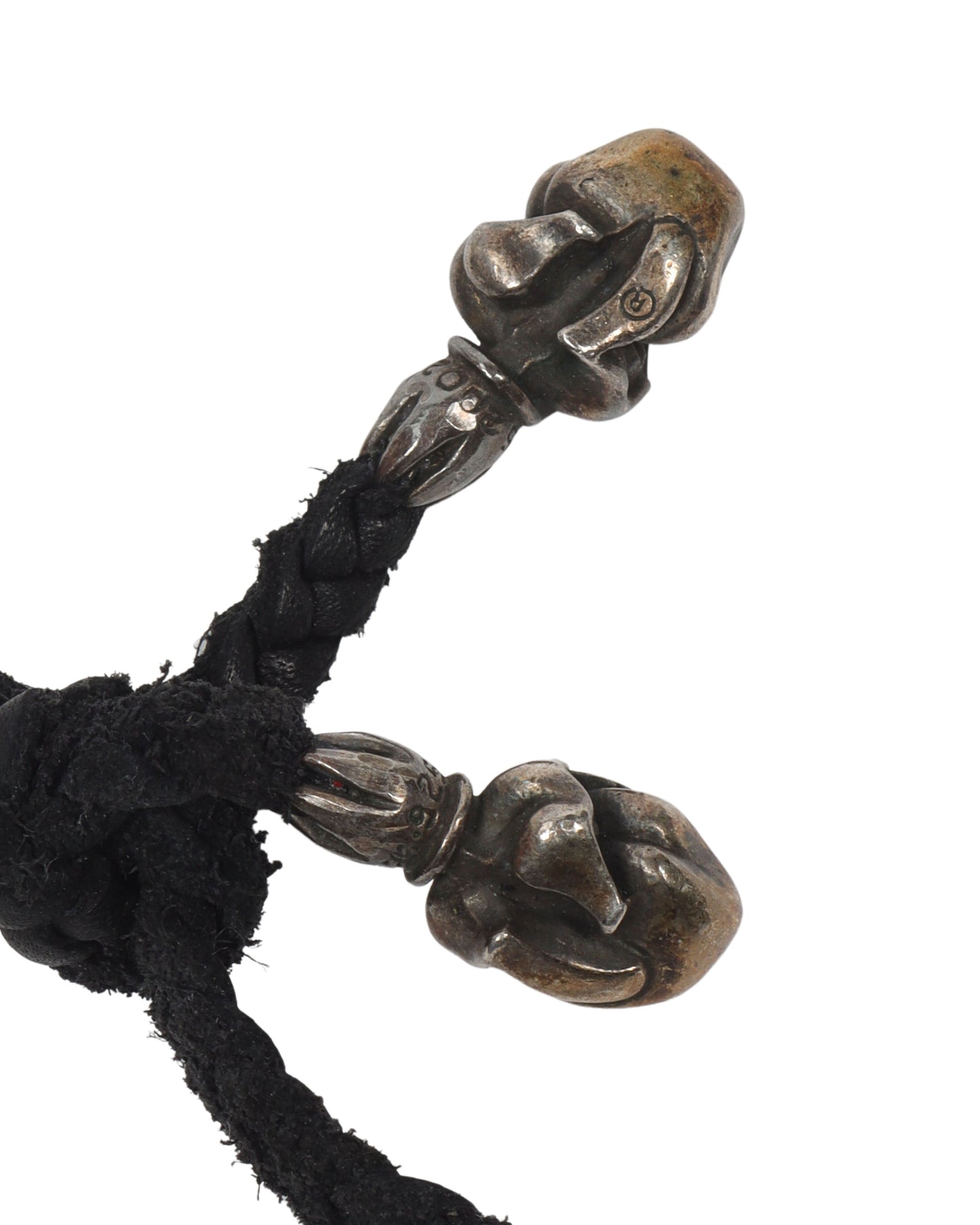 Rolling Stones Pendant with Leather Necklace