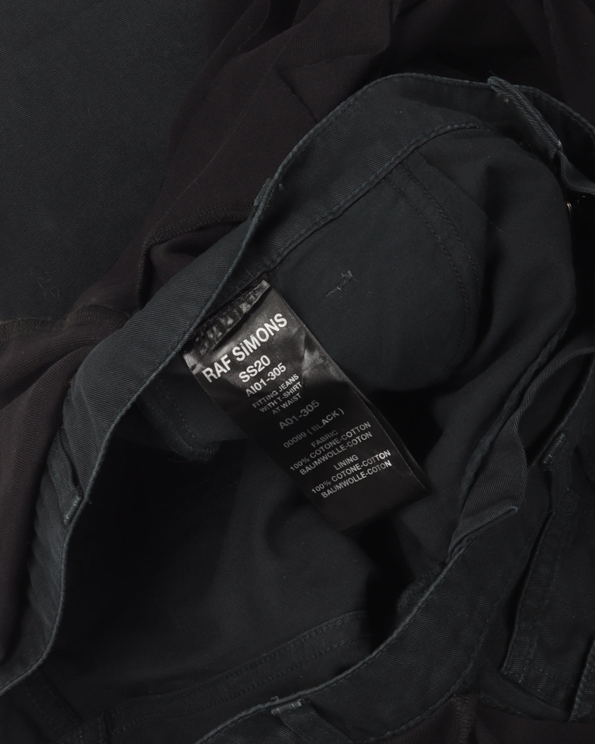Archive Redux AW04 T-Shirt Layered Slim Leg Jeans