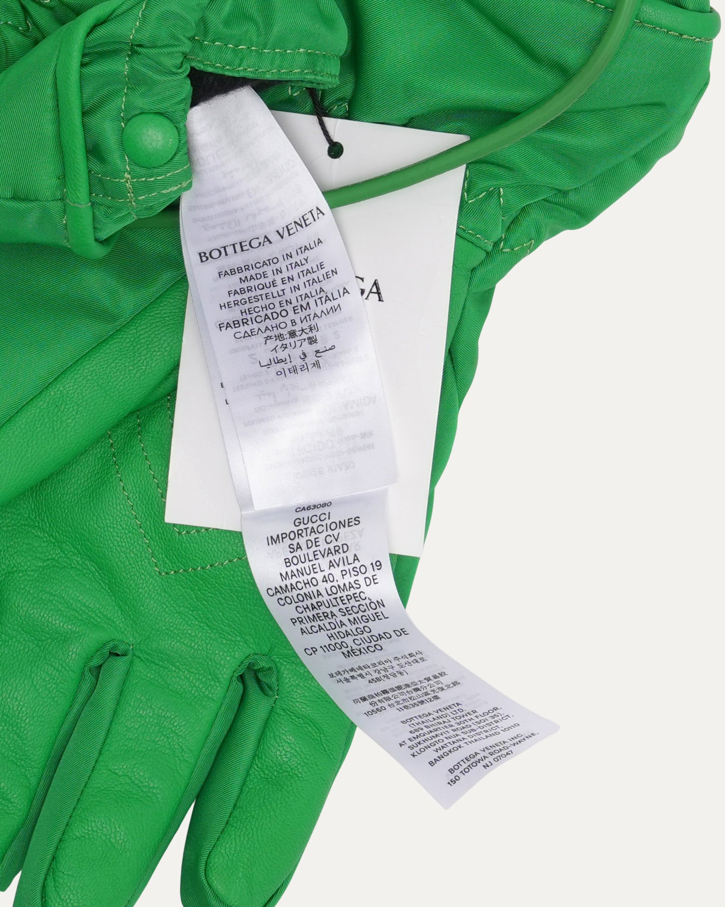 Jacquard Intreccio Pattern Nylon Gloves