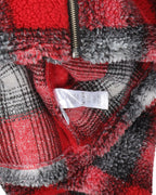 Plaid Zip-Up Jacket