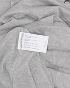 Silk Blend Cross Patch Long Sleeve Raglan T-Shirt