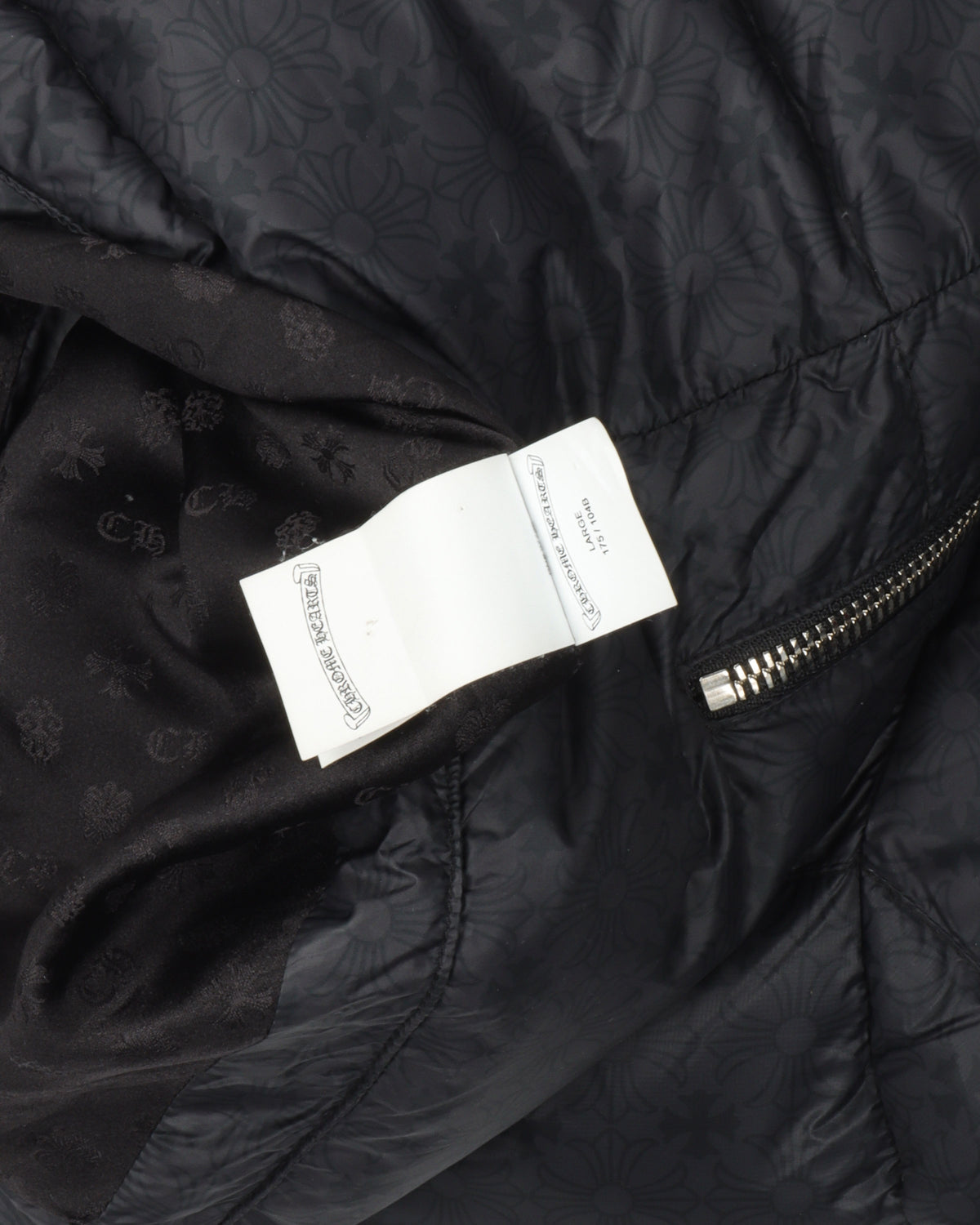 Tonal Monogram Puffer Jacket with Packable Hood
