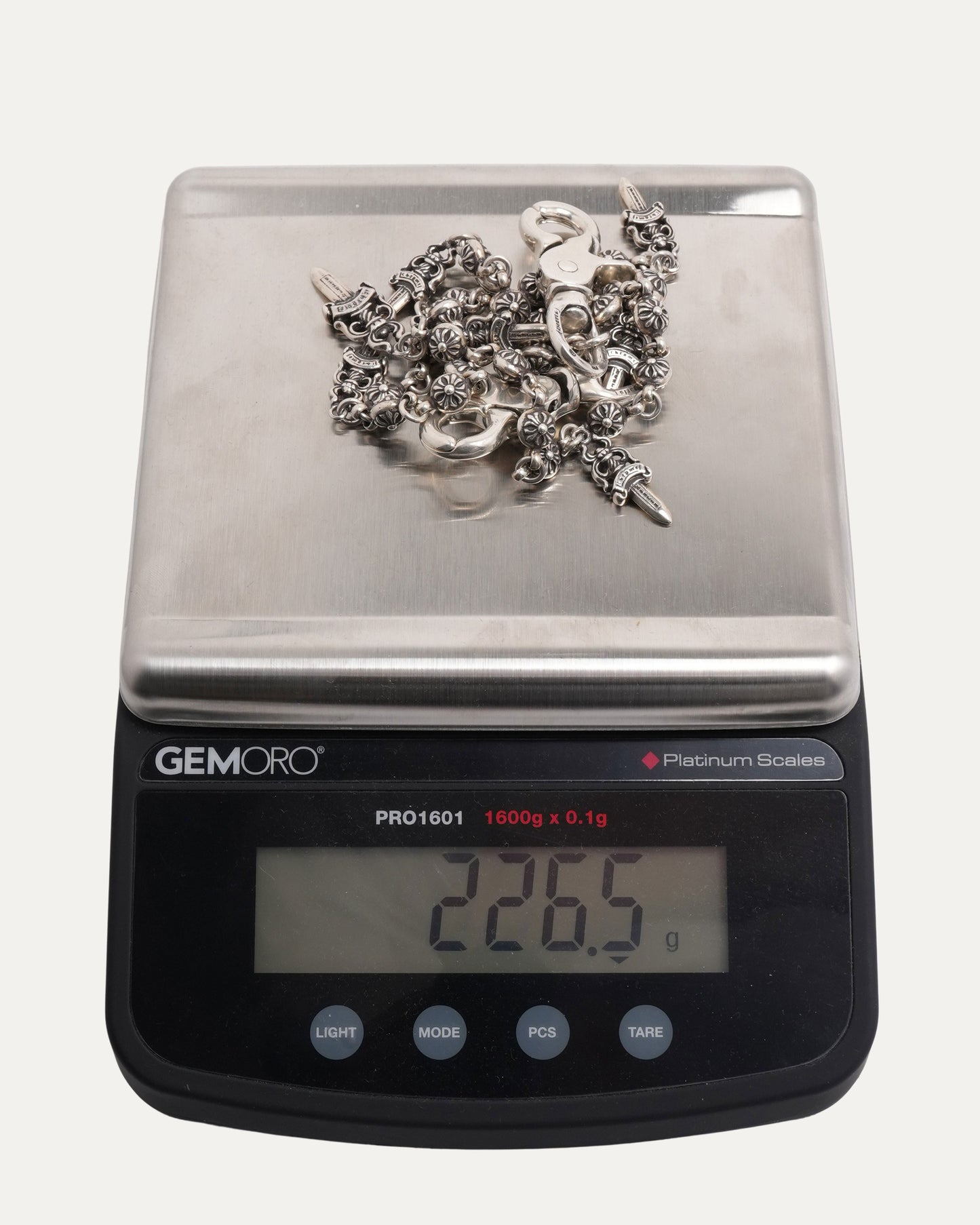 Dagger Cross Ball Wallet Chain