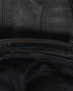 Multi-Cross Leather Fleur Knee Pants