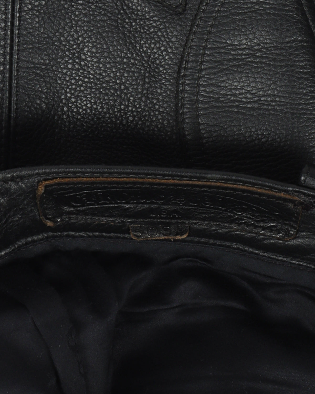 Multi-Cross Leather Fleur Knee Pants