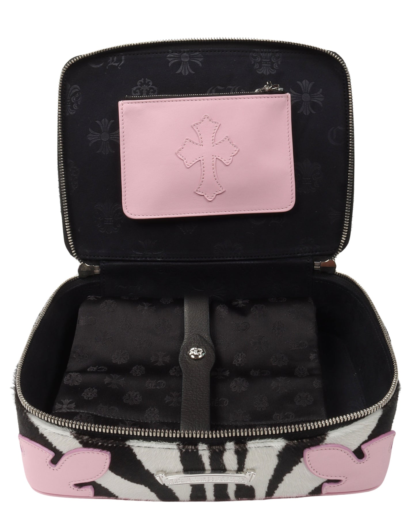 Leather & Pony Hair Jewelry Case