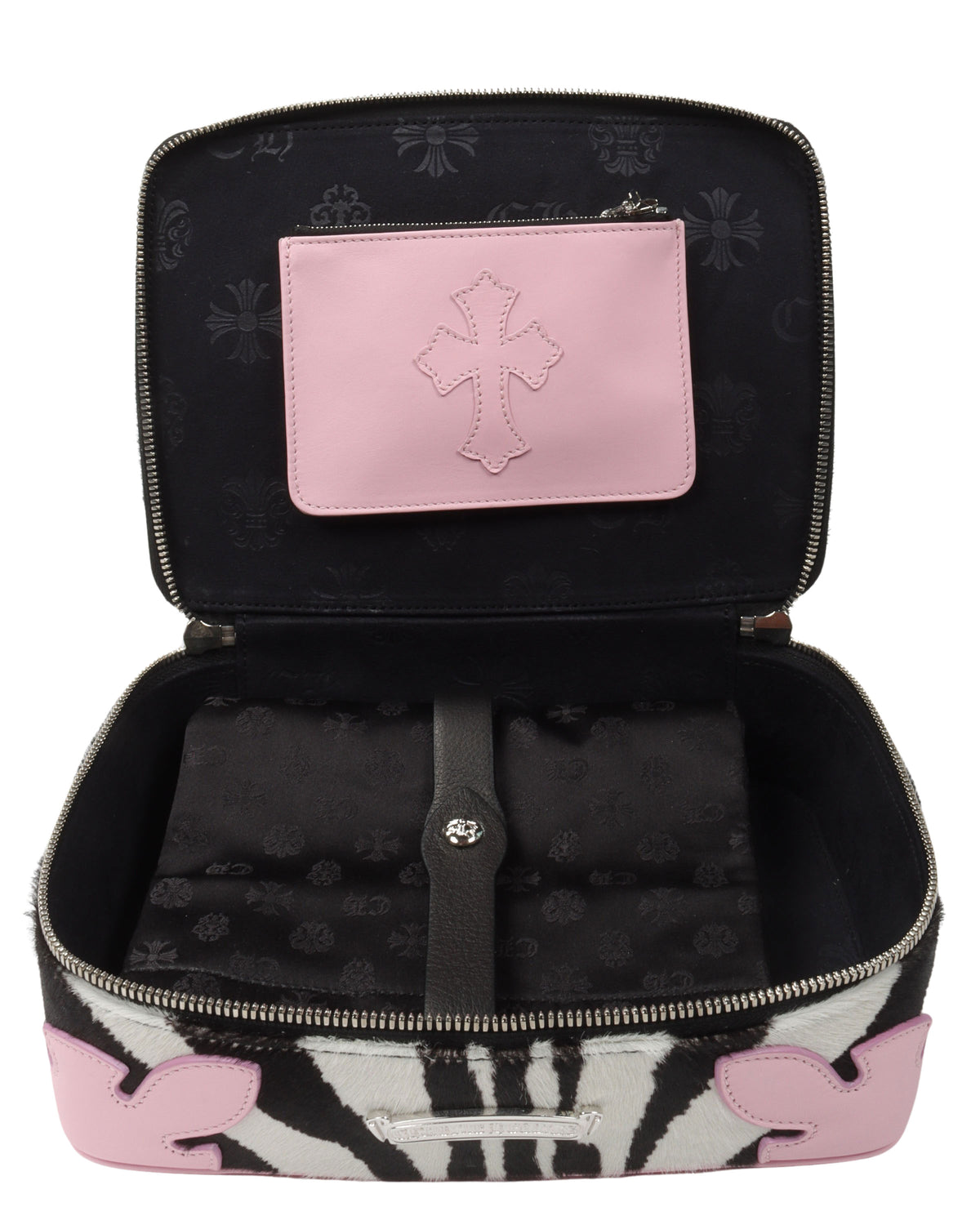 Leather & Pony Hair Jewelry Case