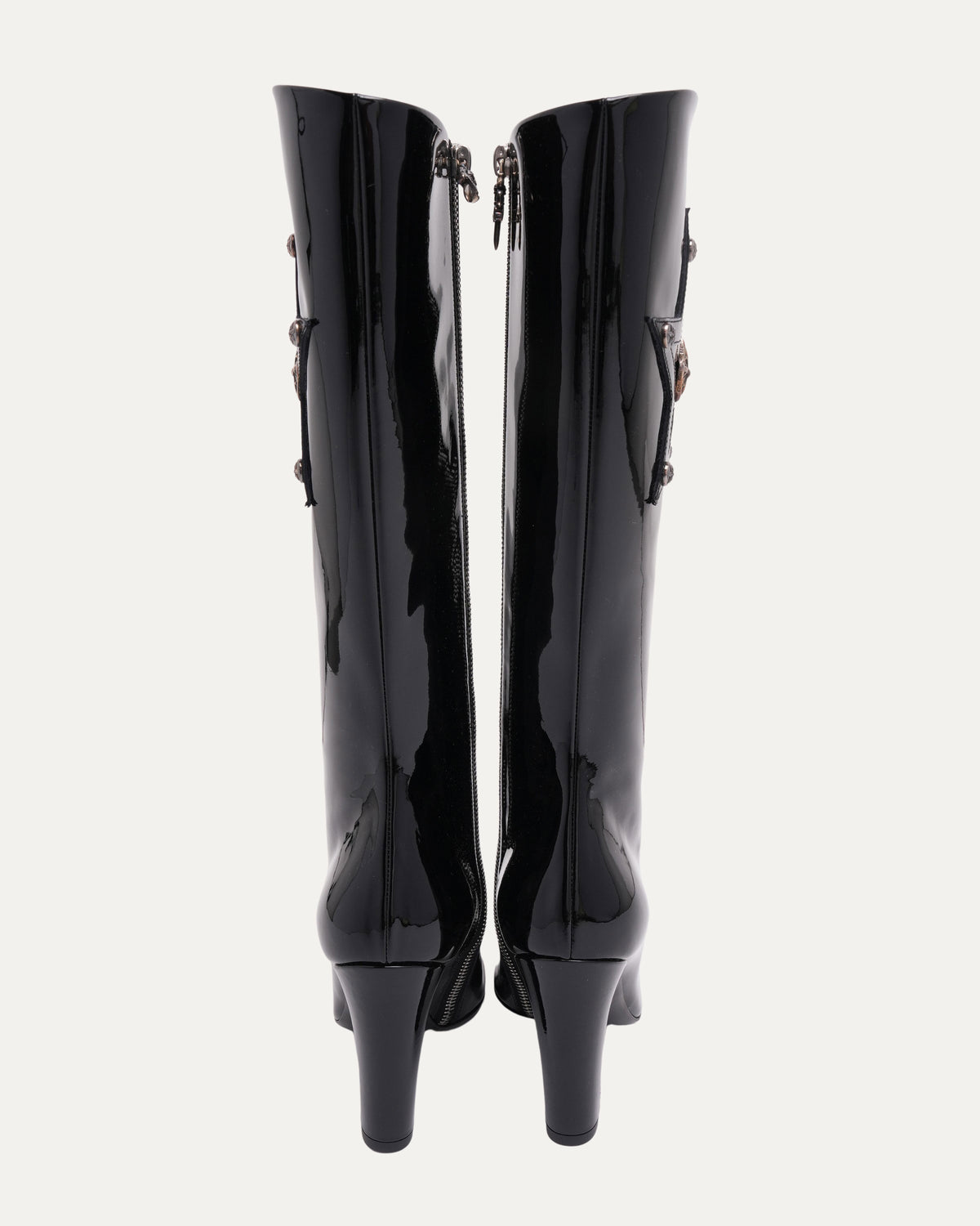 Patent Leather Star Embellished Sugar Jones Boots