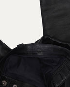 Fleur Knee Leather Carpenter Pants