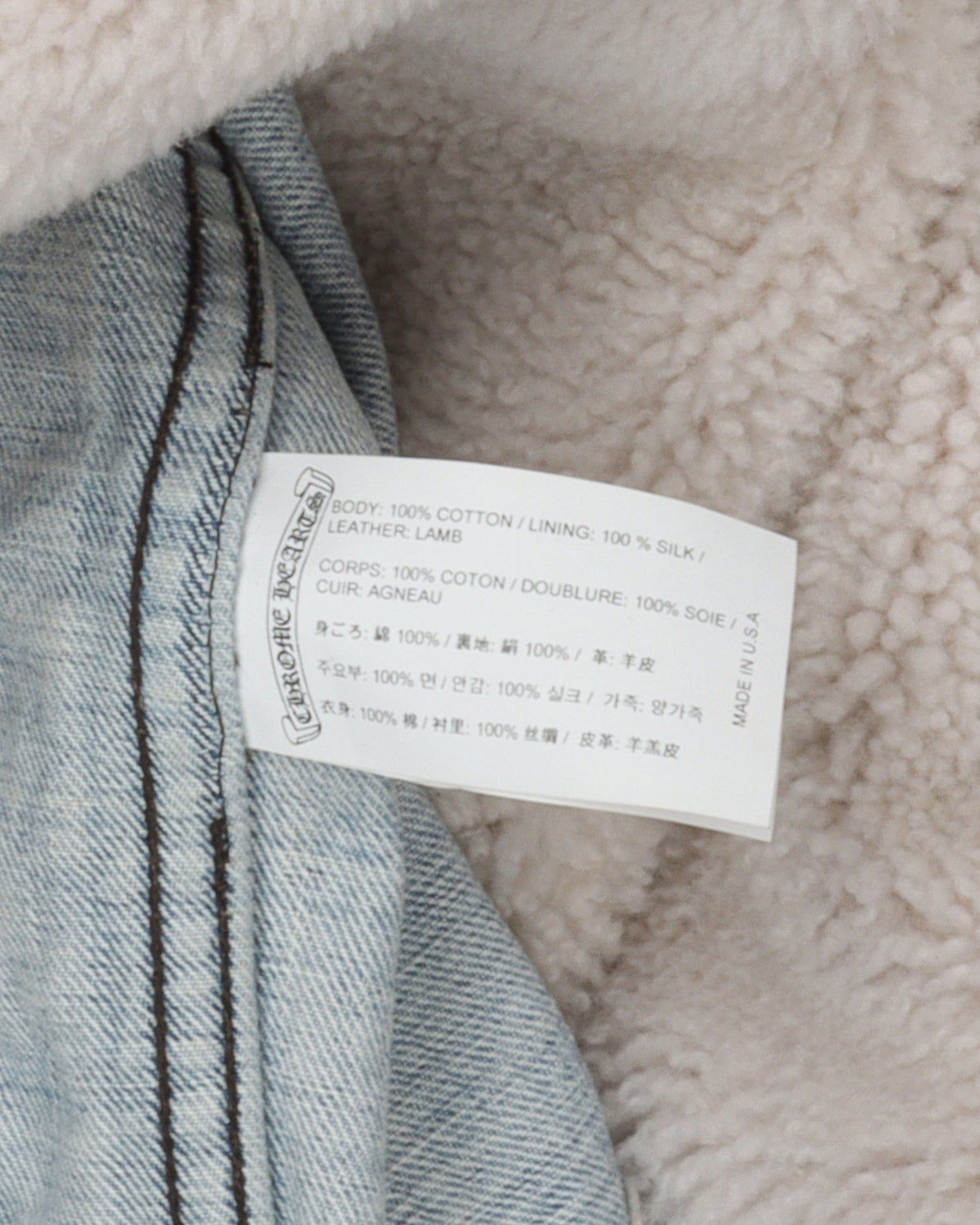 Shearling Denim Jacket