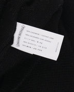 Cross Patch Cashmere Cropped Hooded Sweater