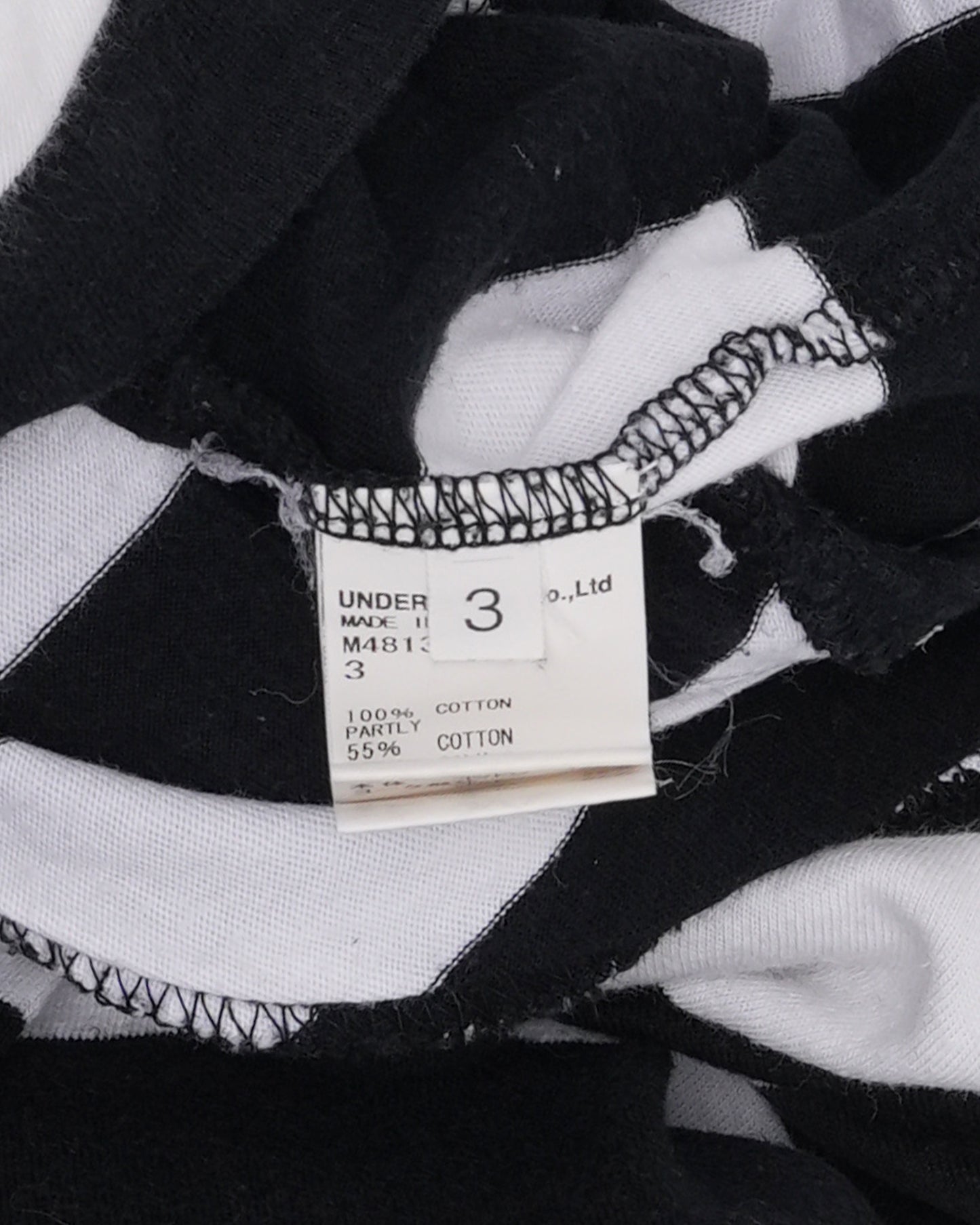 Striped Zipper Detail Long Sleeve Pocket T-Shirt