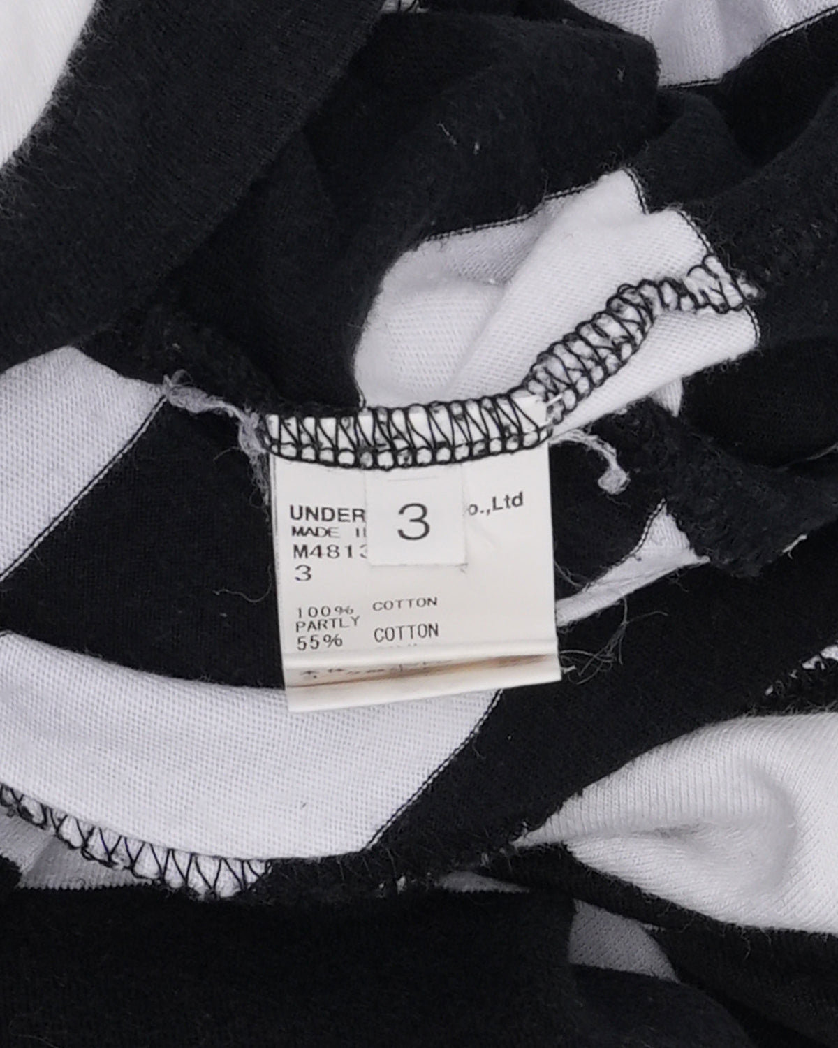 Striped Zipper Detail Long Sleeve Pocket T-Shirt