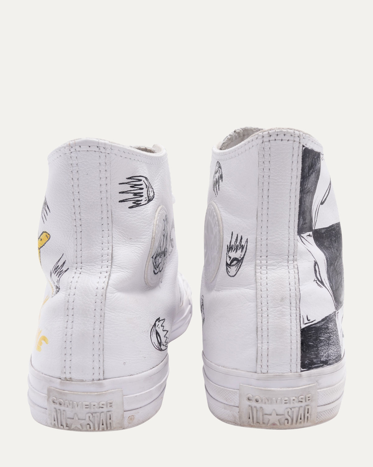 Matty Boy Sex Machine 99 Eyes Leather Converse Chuck Taylor Sneakers