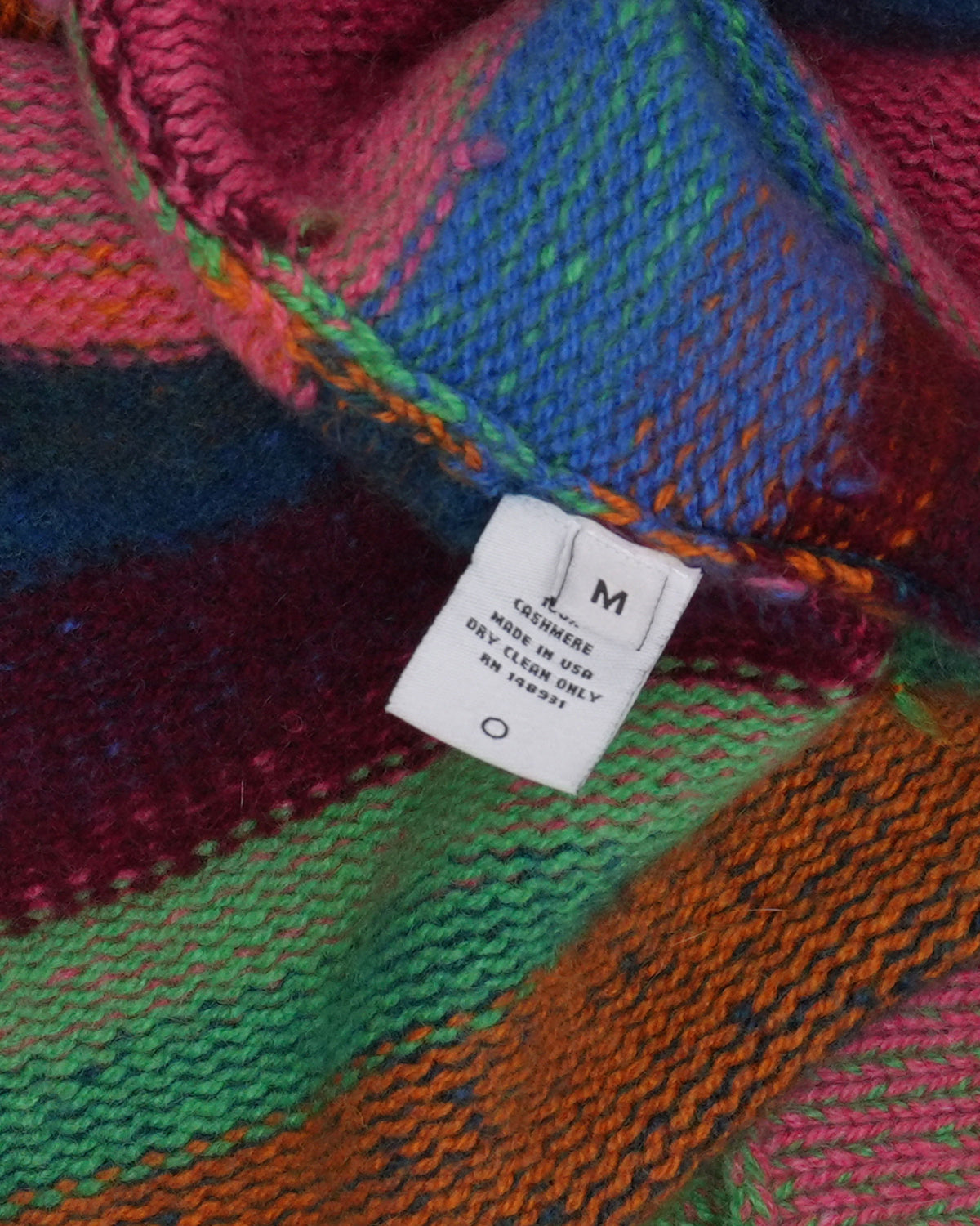 Cashmere Striped Cardigan