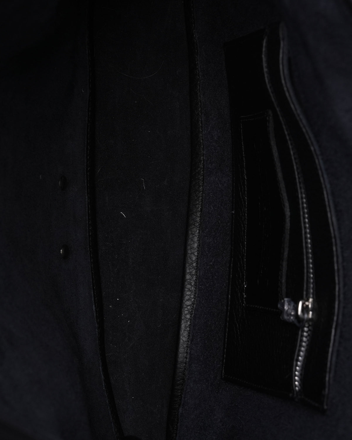 Dagger Embellished Leather Messenger Bag