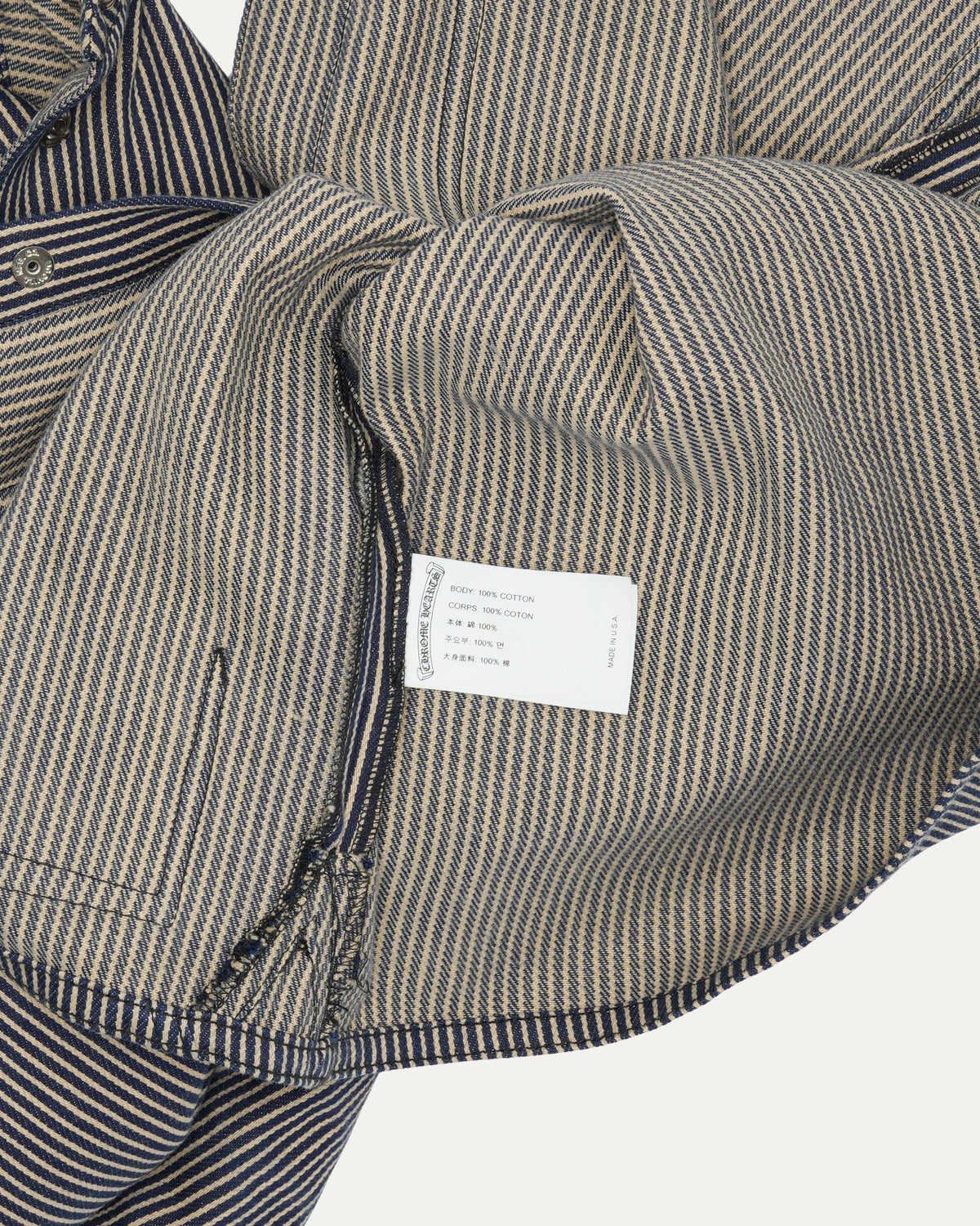 Last Bite Hickory Stripe Chore Coat