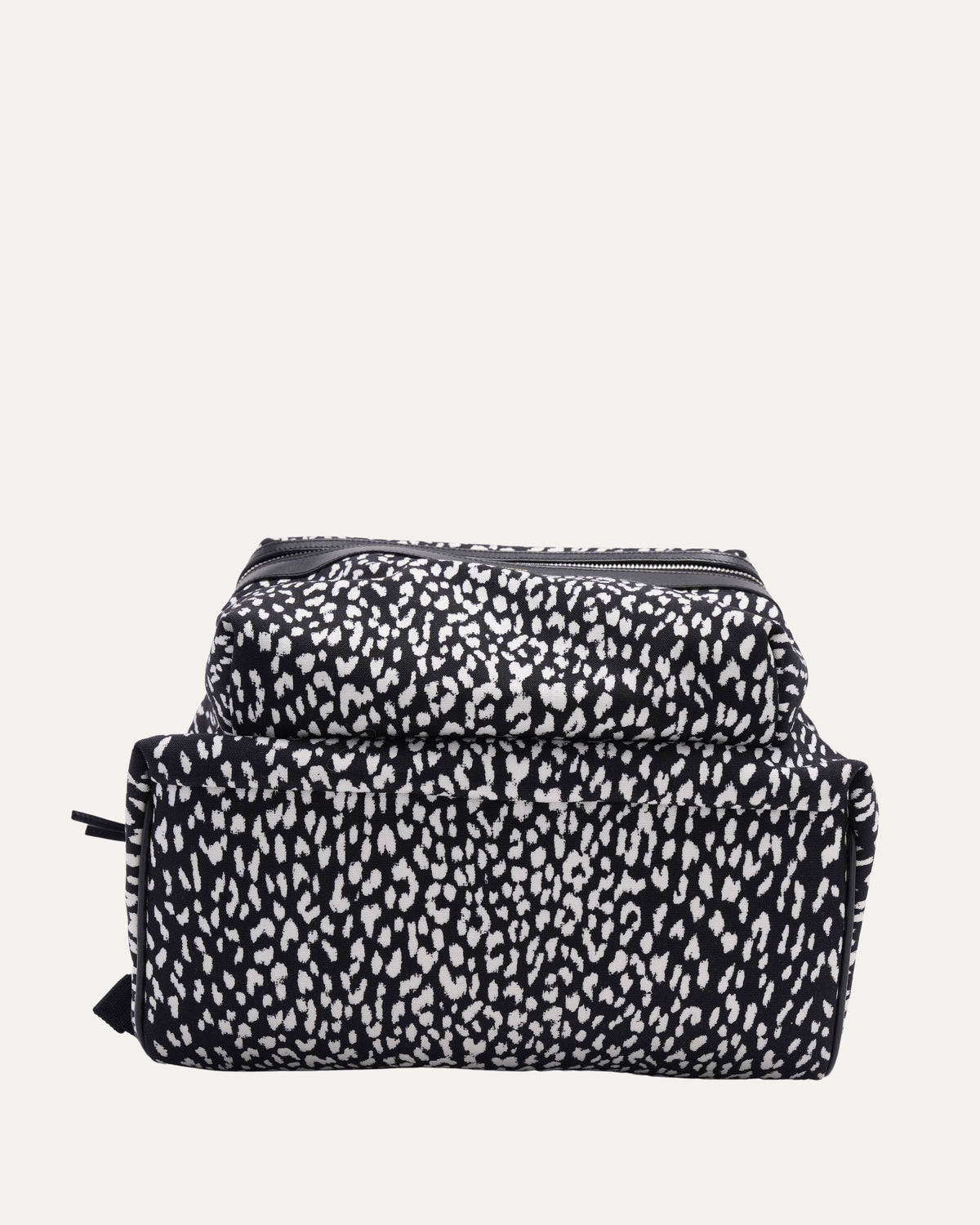 Leopard Print Canvas City Backpack