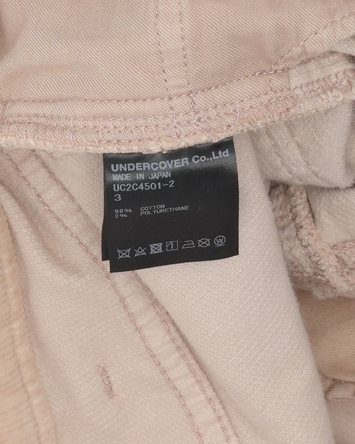 Striped Knee Corduroy Pants