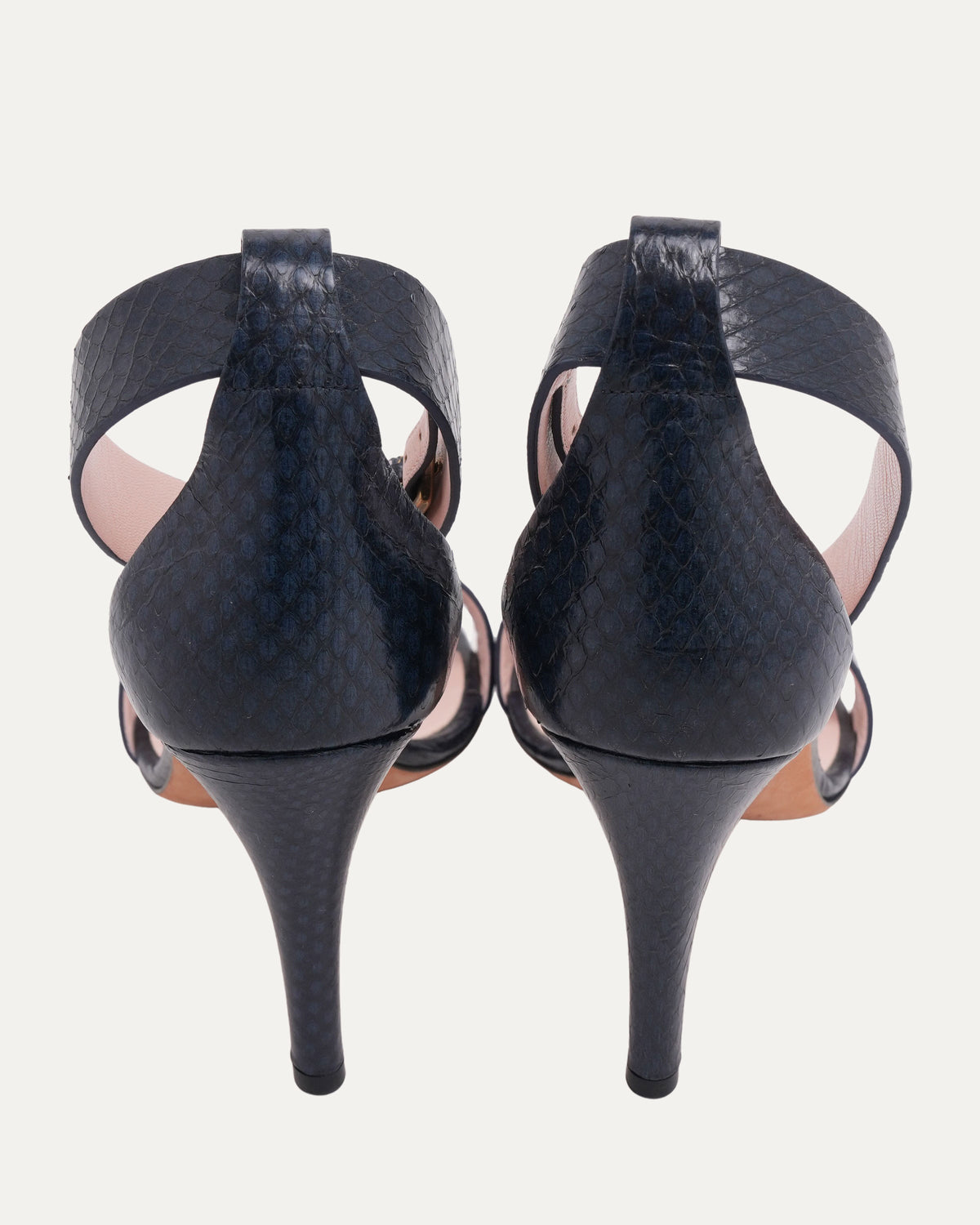 Python Stiletto Sandals